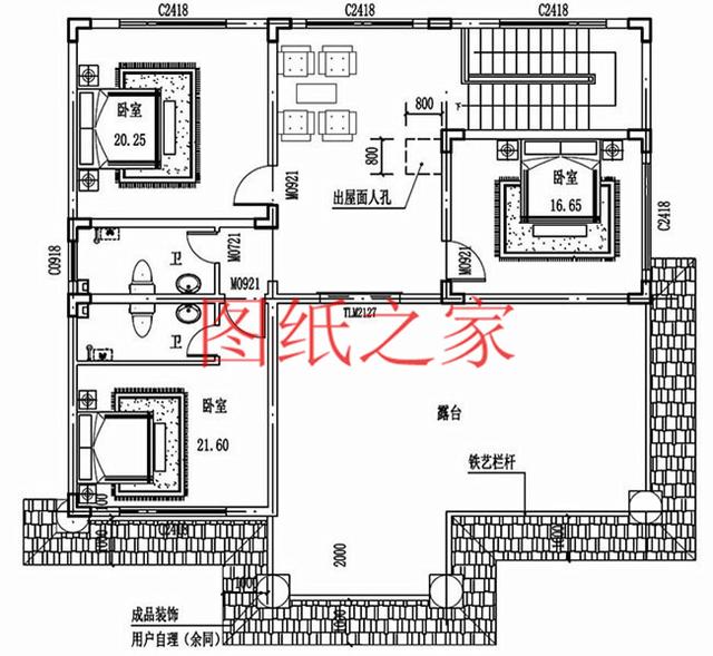 3套140平三层别墅，尺寸分别是11X13米和13X11米，供大家参考！