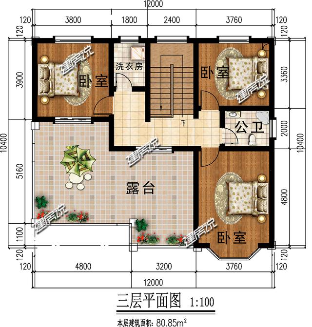 广西小伙盖村里最美三层别墅，四方八邻都绕路来看，人人夸赞