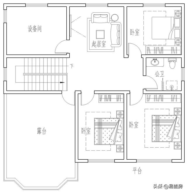 河北农村39万欧式别墅有露台可停车，室内轮椅使用没问题，真舒服