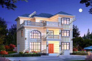 广西最美三层农村别墅自建房设计图，一眼就爱上它了