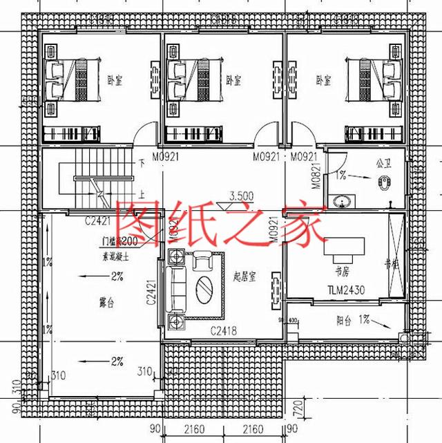 农村自建独栋二层别墅，方正大户型，实用又奢华！