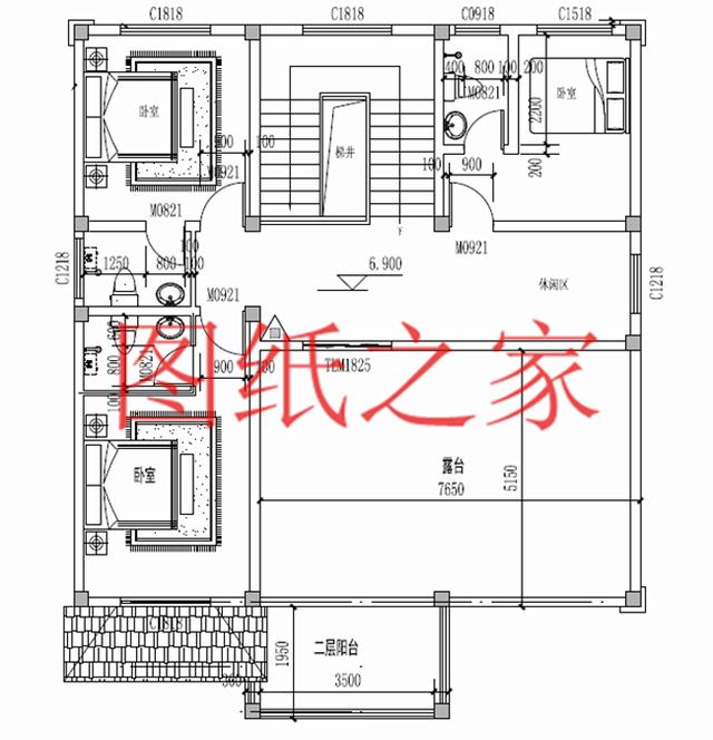 12X13米三层别墅户型设计，功能性强，符合现代人的生活需求