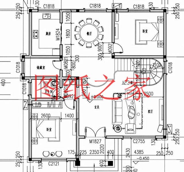 12X13米三层别墅户型设计，功能性强，符合现代人的生活需求