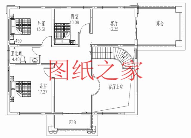 时尚大气又温馨实用的农村二层别墅设计，非常适合农村修建！