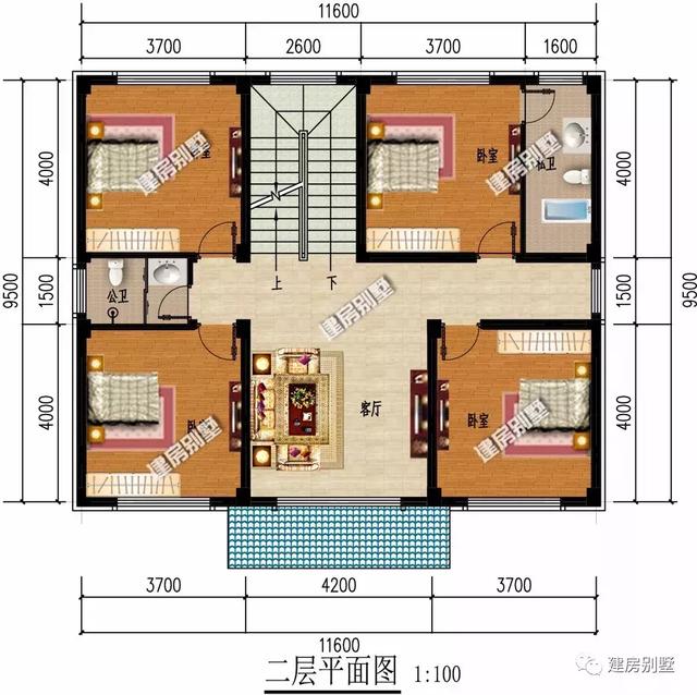 新中式风格的三层农村自建房，建有特色的民居，提高生活质量