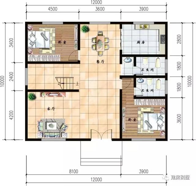 主体使用砖混结构的自建房，30万内做好，都说很实用