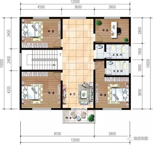 主体使用砖混结构的自建房，30万内做好，都说很实用