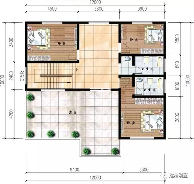 主体使用砖混结构的自建房，30万内做好，都说很实用