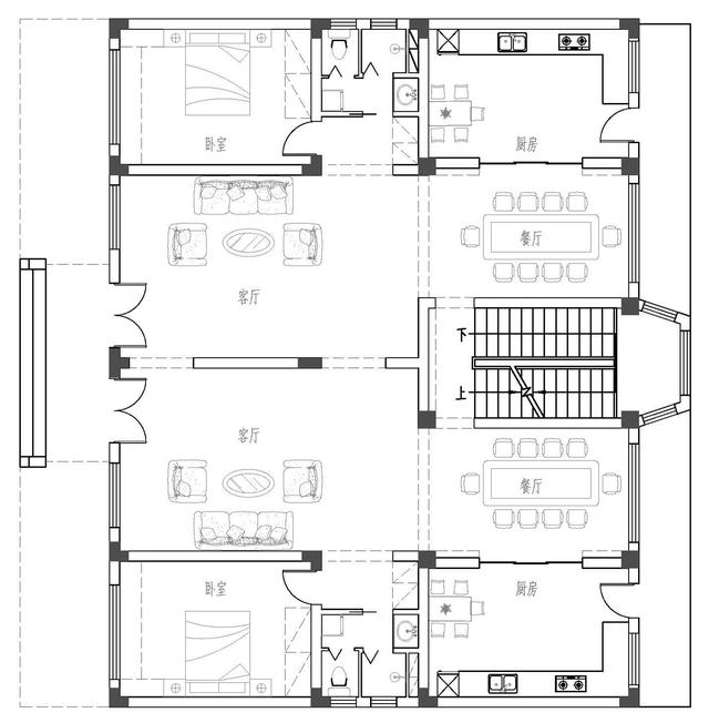 兄弟俩合建双拼别墅，感情越住越深！