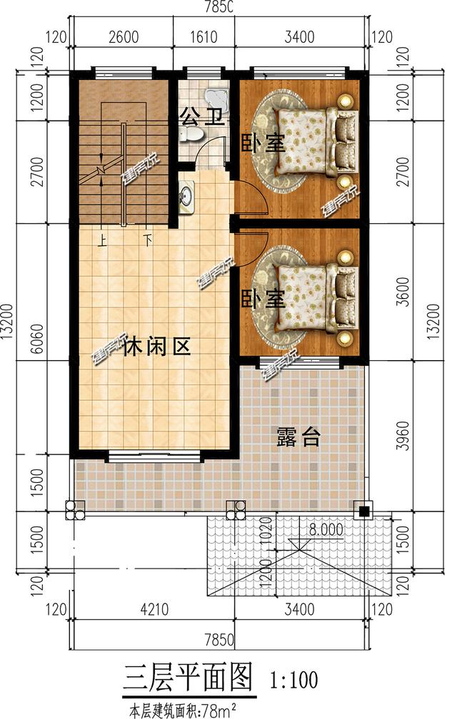 开间8米如何建房，这2款农村独栋小洋楼正合你意，图纸收藏不会错