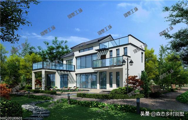 16套农村自建房别墅图纸，中式别墅雅致，2019建房就要百里挑一