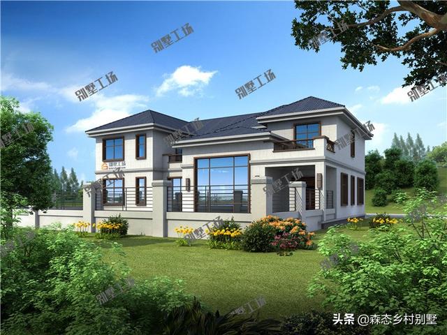 16套农村自建房别墅图纸，中式别墅雅致，2019建房就要百里挑一