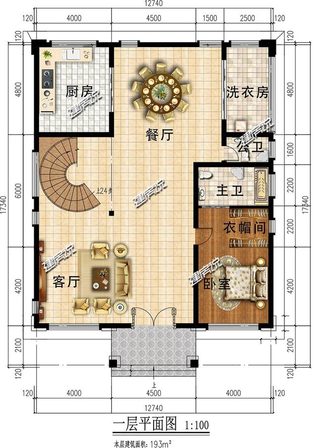 13x17米三层新中式别墅，经典实用，建栋越住越有钱