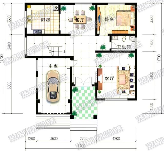 30万框架结构带卧室套间农村三层别墅，施工简单且经济实用！