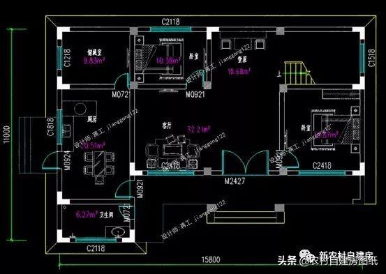 5套田园风二层自建房，清新自然的建房系列，城市别墅真是弱爆了