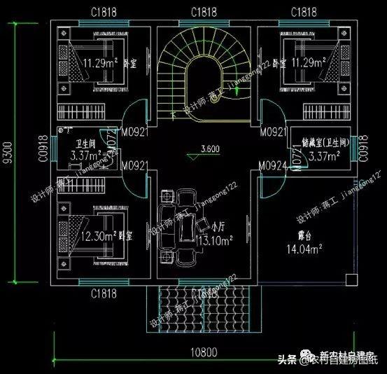 5套田园风二层自建房，清新自然的建房系列，城市别墅真是弱爆了