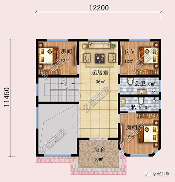 占地100多平的三层欧式别墅，农村建一栋，街坊四邻都想建！