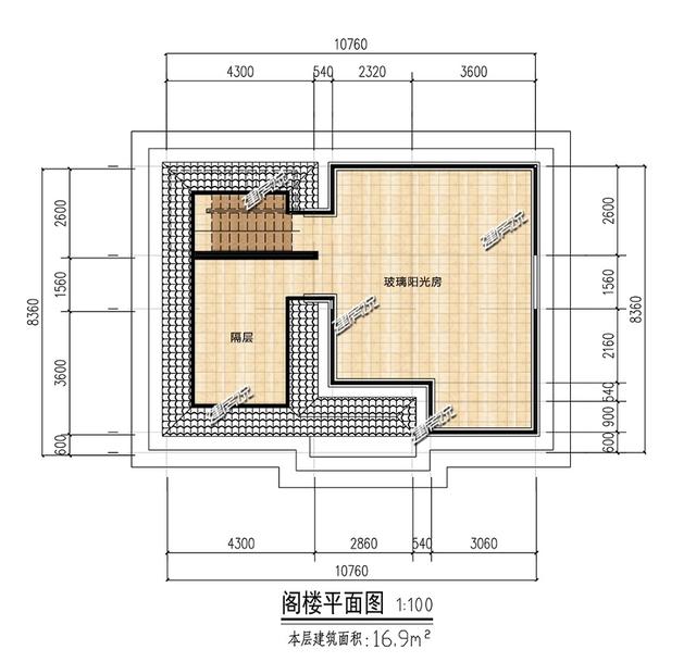 90平的二层别墅，户型方正实用，家家户户都能建