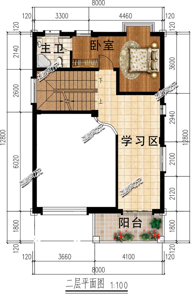 占地96平的欧式别墅，实用又气派，农村自建房首选