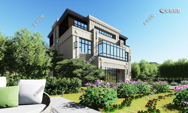 低调的奢华平面超棒，3层现代古典别墅，造价50万建出200万的豪宅