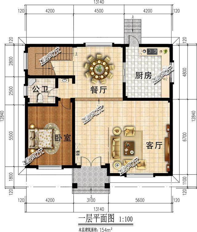 农村漂亮独栋别墅，村里建一栋，你就是全村的骄傲