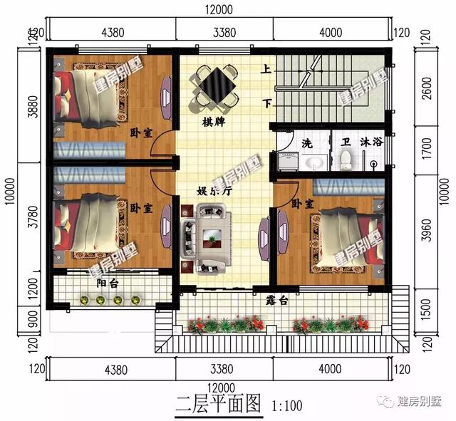 20来万就能建的两层小别墅，漂亮和实用性都兼备了