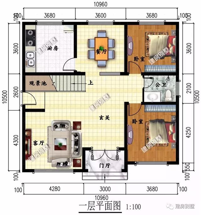 20来万就能建的两层小别墅，漂亮和实用性都兼备了