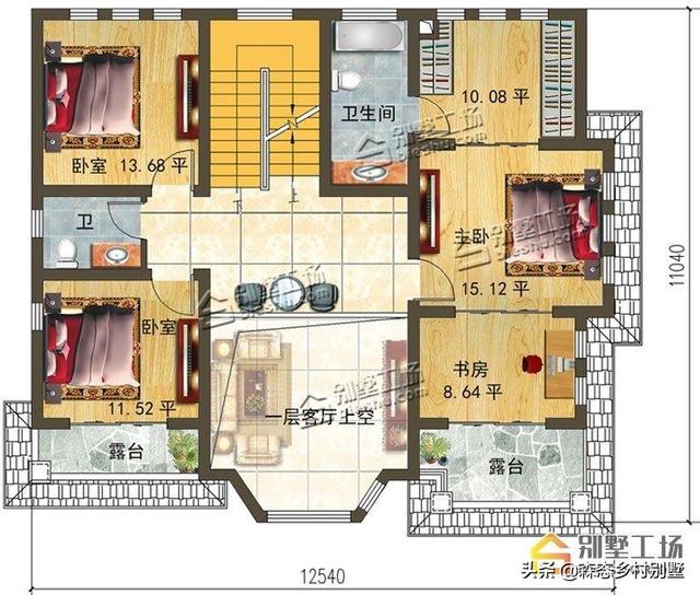 4款农村二层别墅，最低造价16万，户型实用