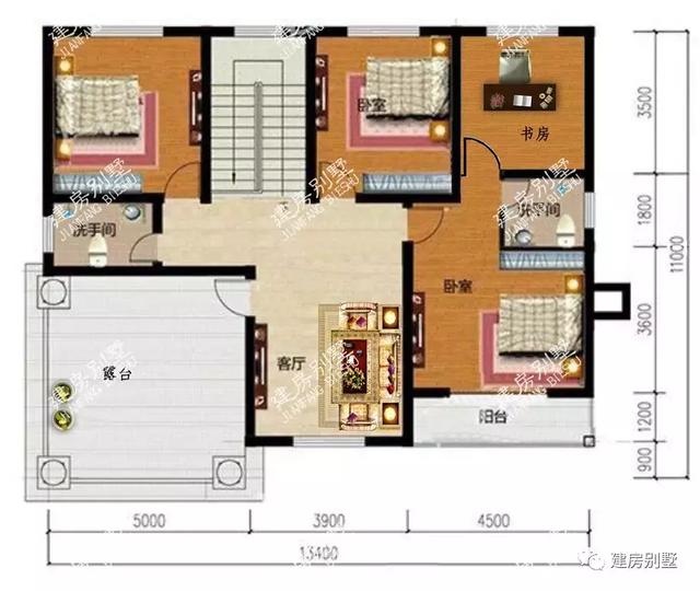 面宽13米多的两层精美小别墅，建好了邻居不羡慕算我输