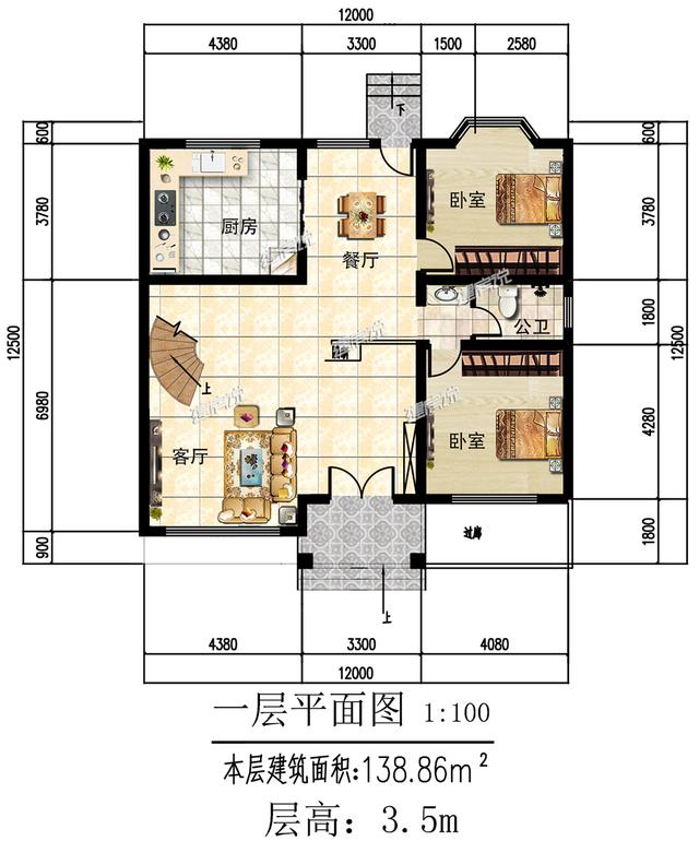 气质非常突出的三层别墅，建成村里一枝花，图纸难求快收藏