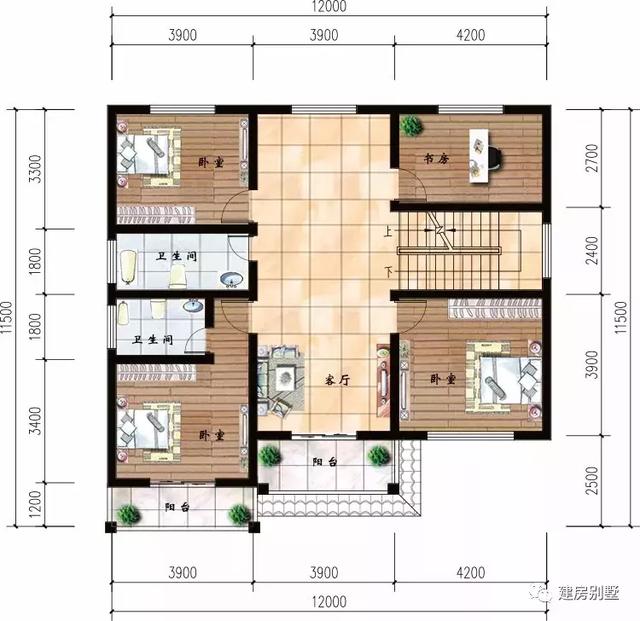 两栋风格不一样的农村别墅，第一栋欧式美，第二栋30万