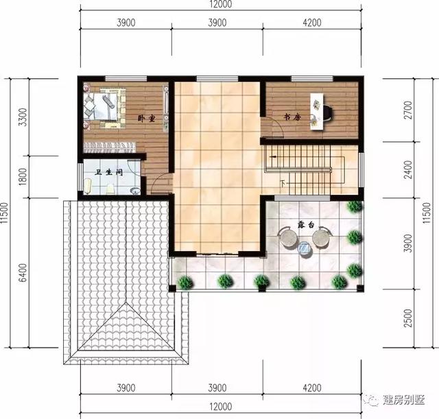 两栋风格不一样的农村别墅，第一栋欧式美，第二栋30万