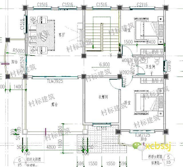 造价35万以内农村漂亮三层自建别墅全套设计图建筑结构水电图齐全