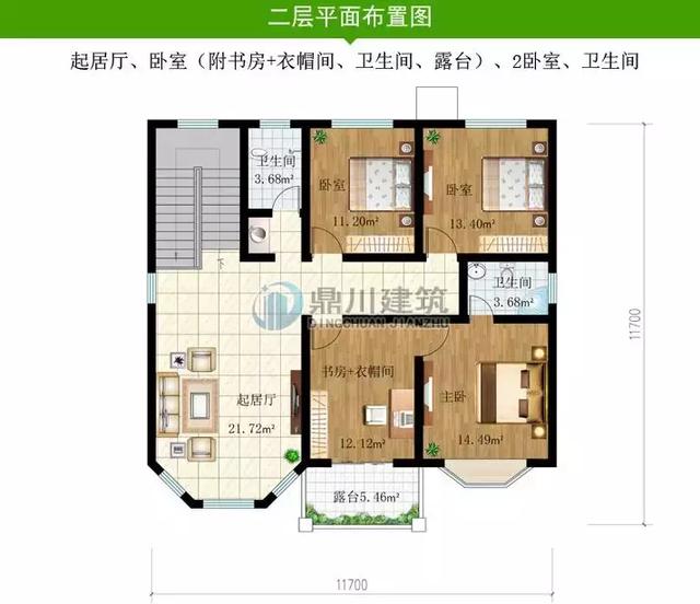 7套带堂屋的二层农村别墅，布局实用造价合理，农村建刚刚好