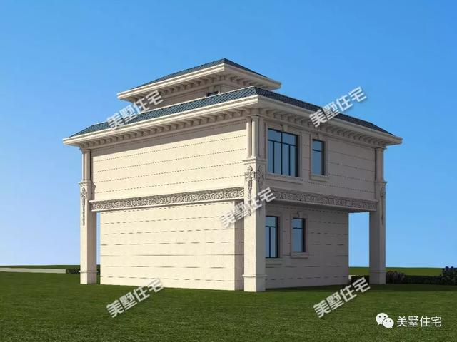 这款二层别墅好，占地100平带车库，快看看是不是你的理想型