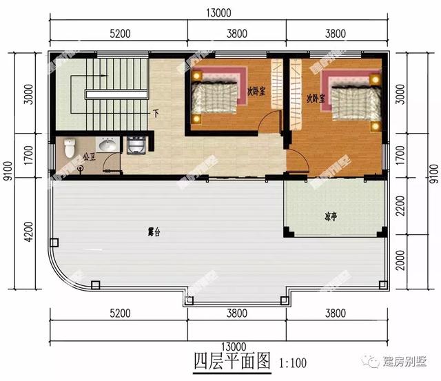 45万建农村四层豪宅，外观让人大饱眼福，布局一百分