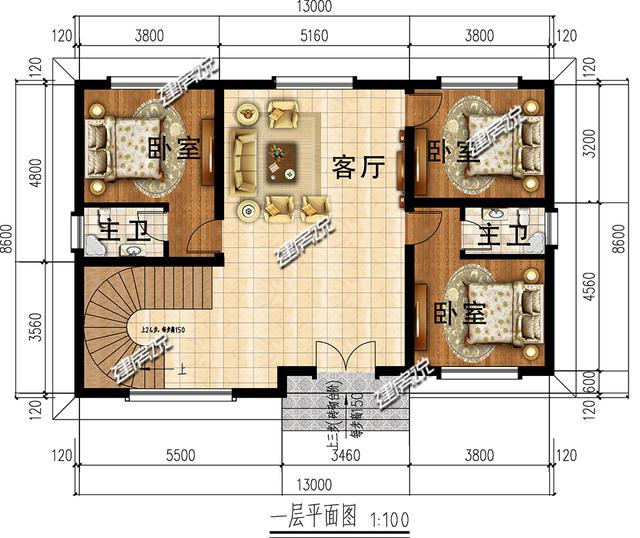 2款占地不足百平的别墅，主体造价不超过20万，老乡们抢着建