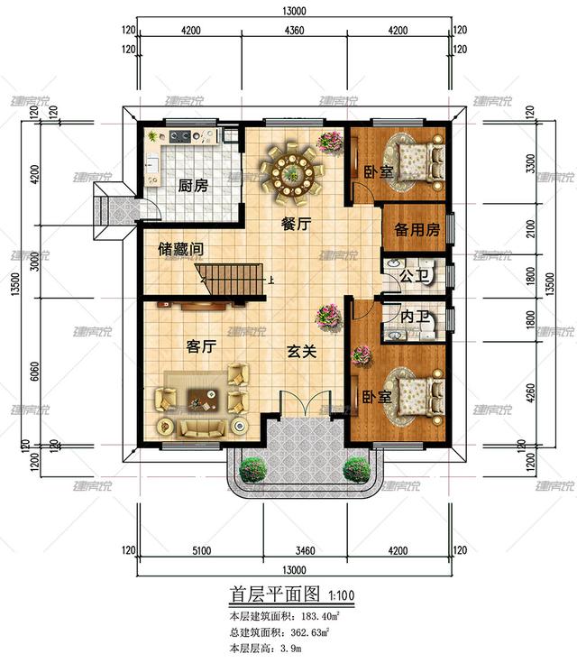 农村别墅这样建，让你的家美上天，喜欢图纸快收藏