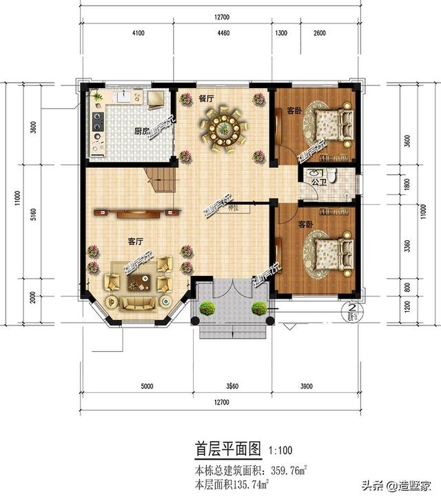 占地135平的三层别墅，已有8栋建成实景，火爆到不行