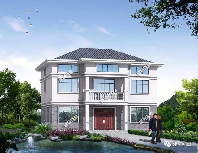 3栋外观相似的农村自建房，简单实用造价低，选它们准没错