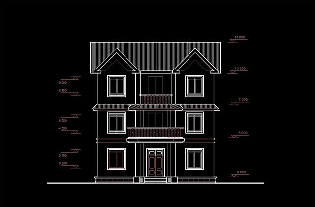 我家三层别墅建好了，主体造价30万，对比效果图如何？