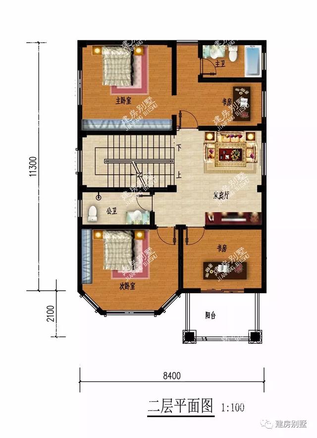 小面宽的农村别墅户型，好房子不仅住着舒适，更让人羡慕