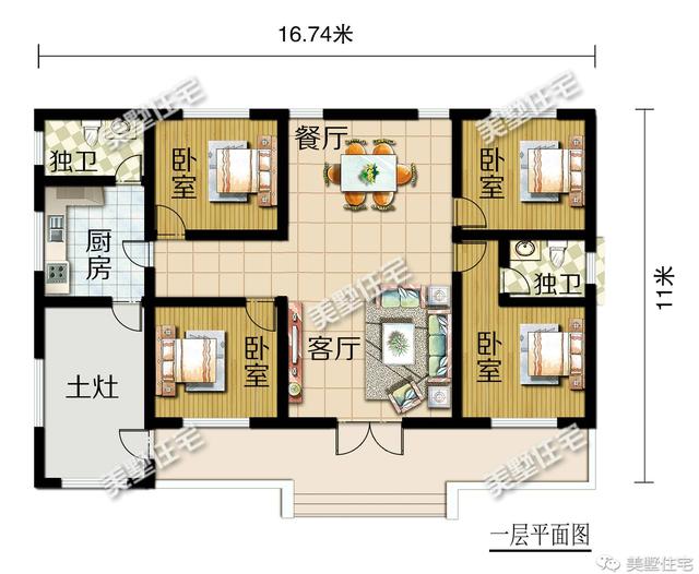 别拿一层不当别墅，5套养老房首选，最低造价12万