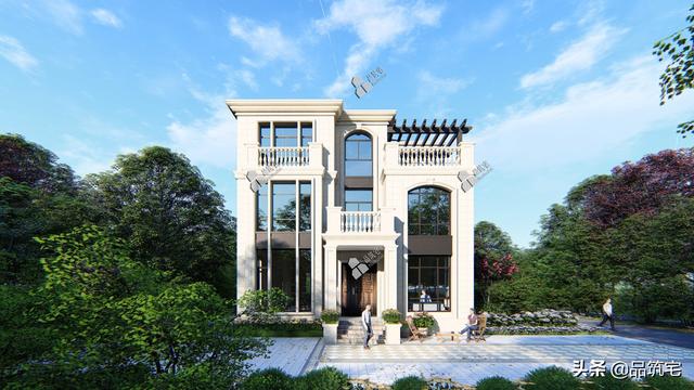 11mX12m三层欧式小别墅，好看不浮夸，实用又舒适