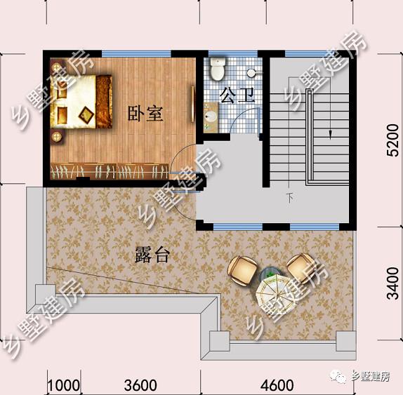 农村宅基地太小，建房不用愁，这款平屋顶四层别墅就很不错！