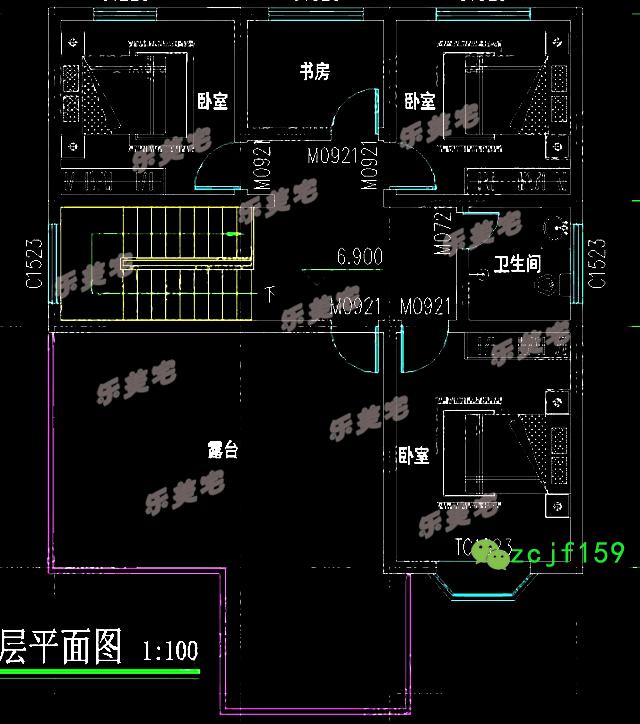 110平米左右农村二层半自建别墅效果图及实拍图，红色外观真喜庆