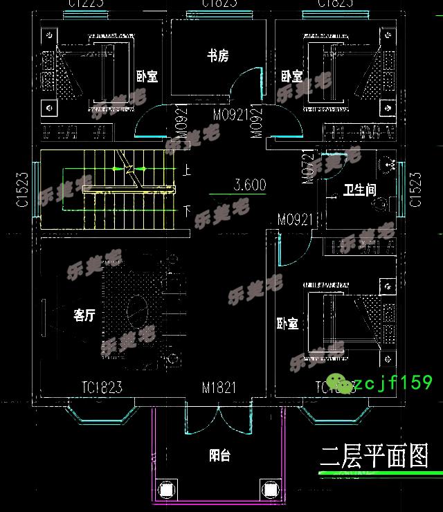 110平米左右农村二层半自建别墅效果图及实拍图，红色外观真喜庆