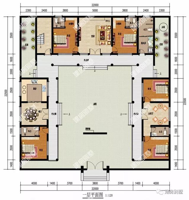 两栋复古风格的中式合院别墅，建一栋既气派又有韵味的住宅