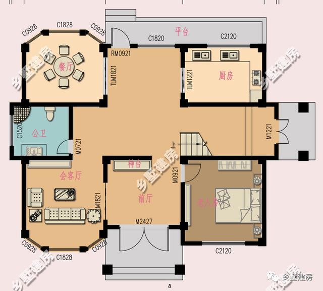 13×12米的自建房别墅，主体造价只要44万左右，人人都说好