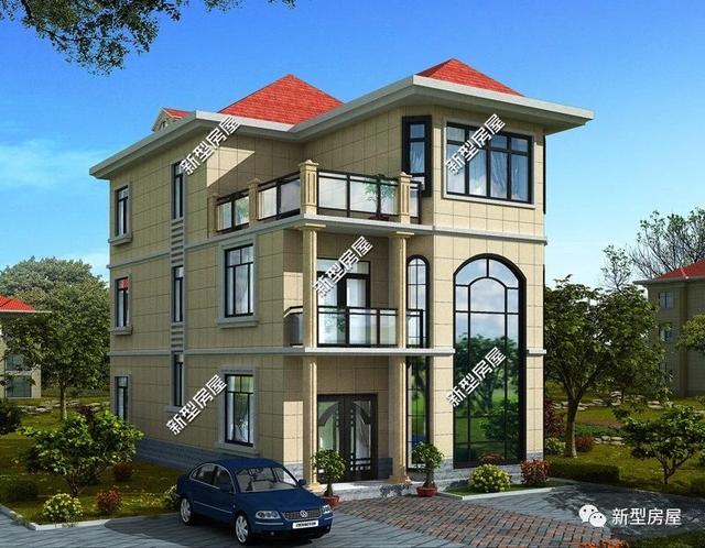 农村小伙建别墅，10套欧式别墅图纸帮你忙，套1经典套9只要20万？